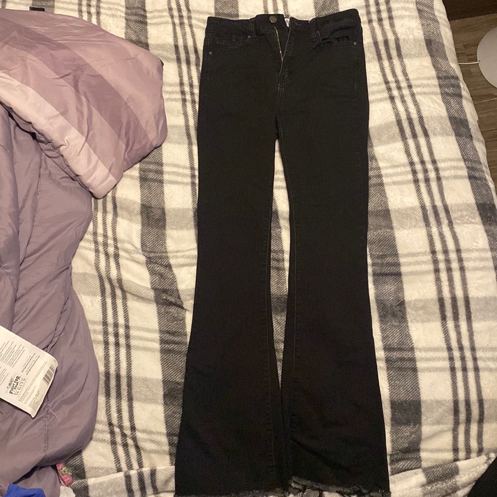 Black bell bottoms